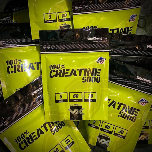 VitaXtrong 100% Pure Creatine Monohydrate 5000, Unflavored (Không Mùi, Không Vị) VitaXtrong 100% Pure Creatine Monohydrate 5000, Unflavored (Không Mùi, Không Vị)